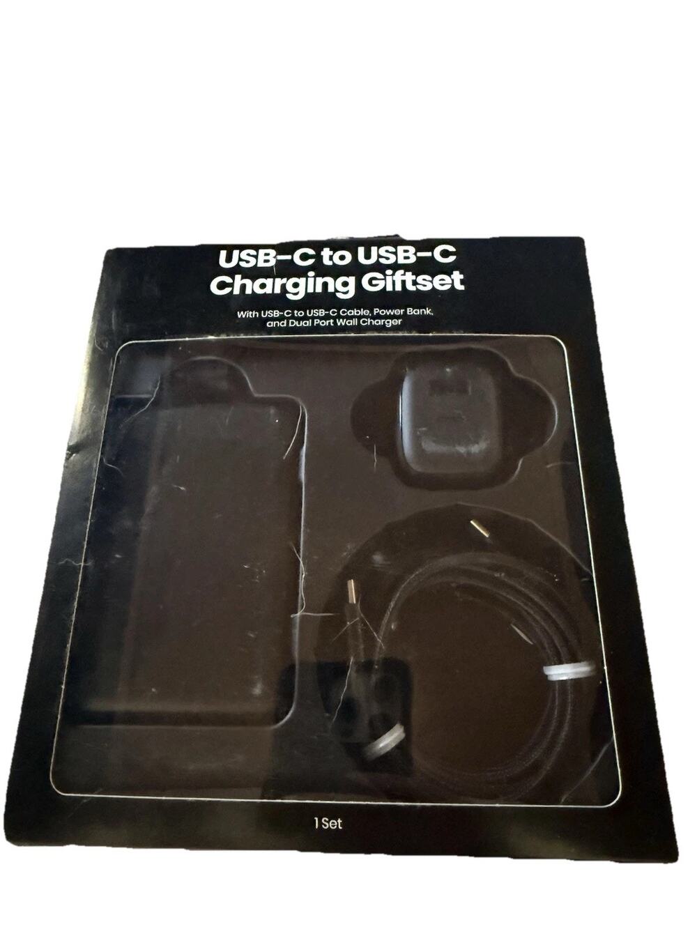 USB C to C Charging Charging Set, Power Bank , Dual Port Wall Charger 10.5 W